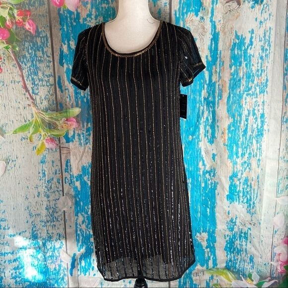 Boston proper beaded shift dress - Picture 4 of 6